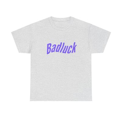 Bad Luck Vintage Grafik T-Shirt Herren Damen Tees Top Unisex Bequem Schweres Baumwoll-Tee