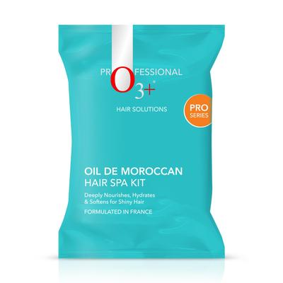 O3+ Kit Spa per Capelli all'Olio di Marocco con Maschera Capelli all'Olio di Argan 40g+23ml Per Tutti i Tipi di Capelli
