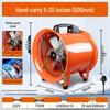 220V Portable Axial Exhaust Fan for Industrial and Household Ventilation