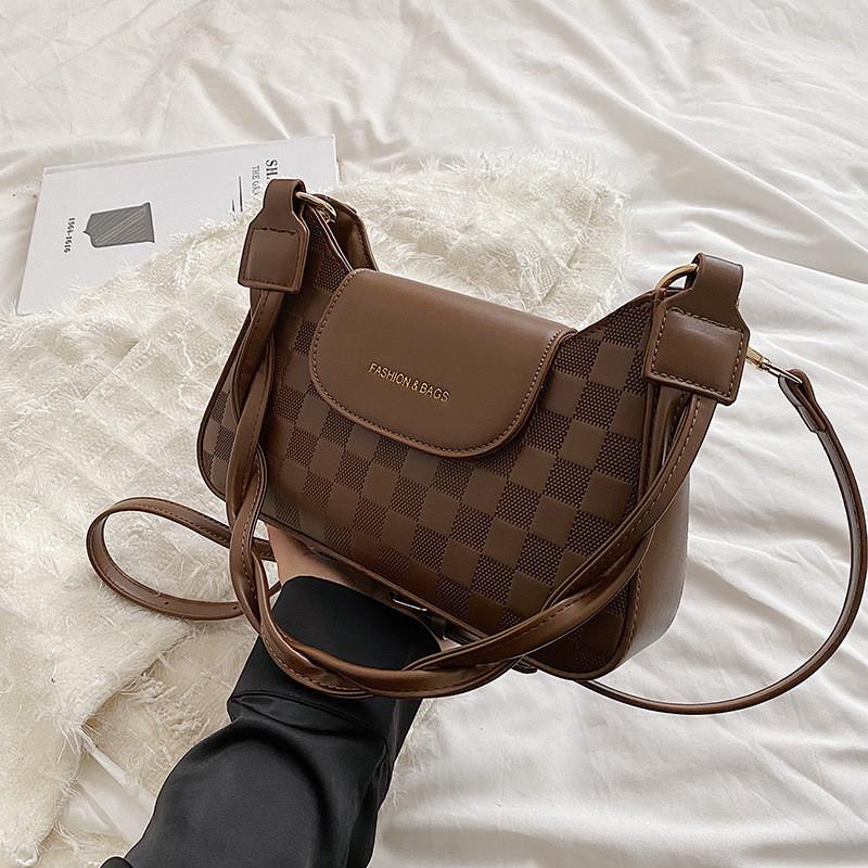 High-end Small Batch Design Bag 2023 New Bag Women Popular All-match Crossbody Bag Hot Single Shoulder Bag кофейный