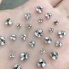 10Pcs Nail Accessories  Transparent Mini Super Sparkling Small Diamond Balls Nail Art Charms Decoration Nail Art