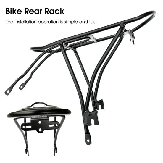 Univerzální zadní nosič na kolo, odolný proti nárazu a opotřebení, pro 20palcová kola