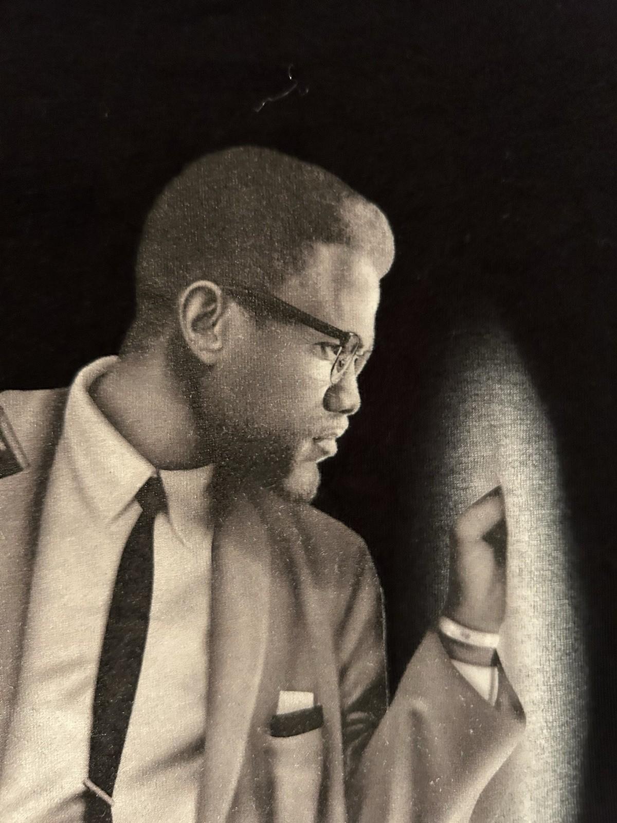 Malcolm X Try Me “MOOD” Black T-shirt Size Large Unisex T-Shirt XL
