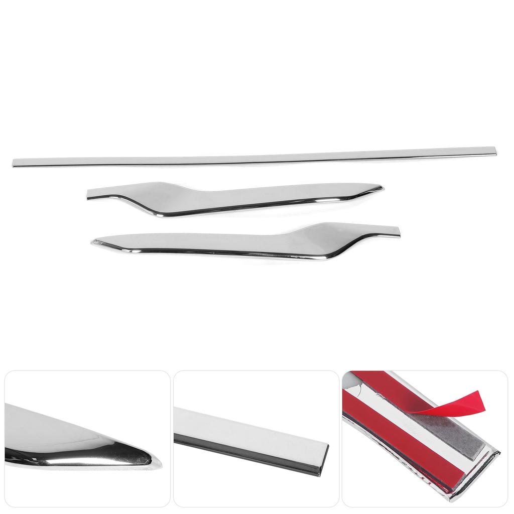 3pcs   set Rear Bumper Cover Trim Car Decoration Parts Accessory Fit for Honda 2020‑2021