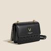 Bag Women's New Fashion Embroidered Thread Shoulder Bag Simple Design Messenger Bag Chain Women's Bag Small Square Bag
