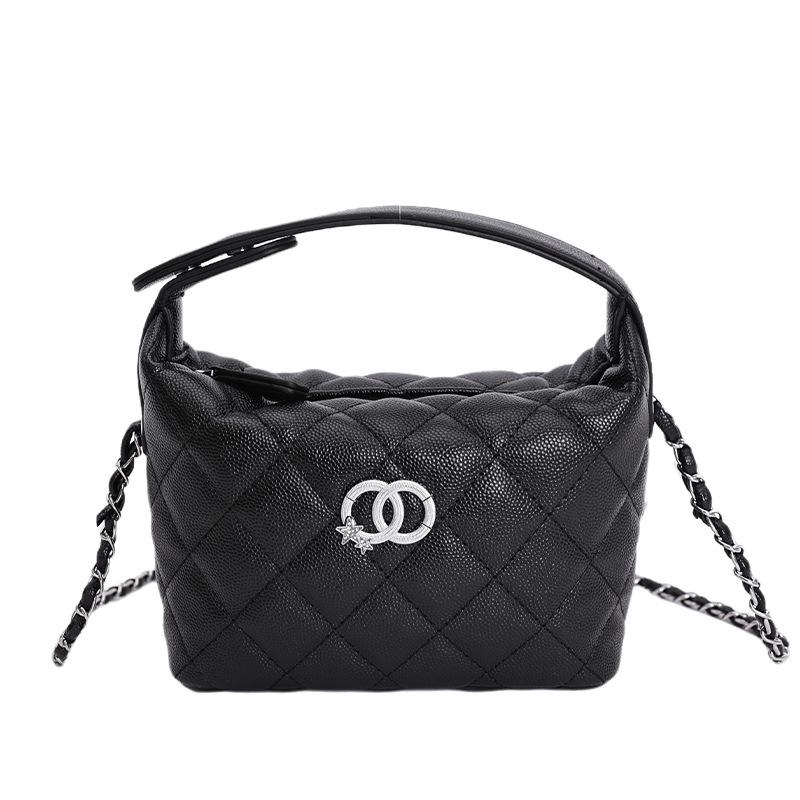 

Женская сумка кроссбоди 2025 с ромбовидным узором и цепочкой - Универсальный аксессуар для поездок на работу на одном плече 17*6*10cm