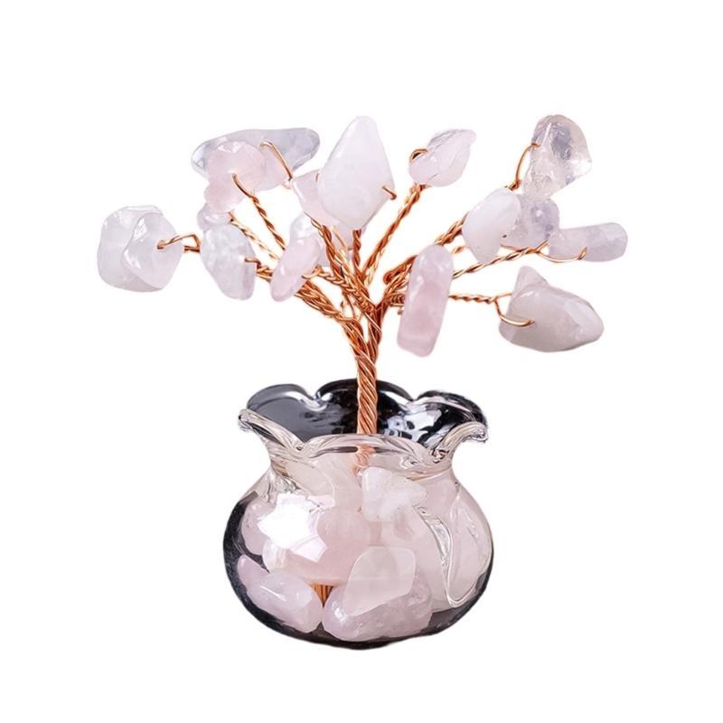 Exquisitedly Crystal Money Tree Decoration for Inviting Good Fortunes and Elevating Space Energy In Any Setting