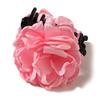 French Satin Camellia Large Hair Claw Clip - Elegant Floral Accessory