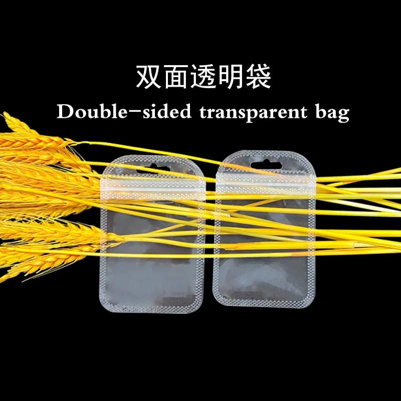 50pcs Holographic Zipper Small Jewelry Bag Pouch For Bead Earring Food Storage Small Business Entrepreneurship Packaging 7*12cm