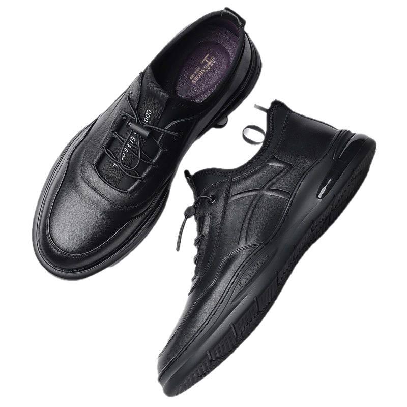 Dragonfly Men's Lightweight Air Cushion Leather Running Shoes