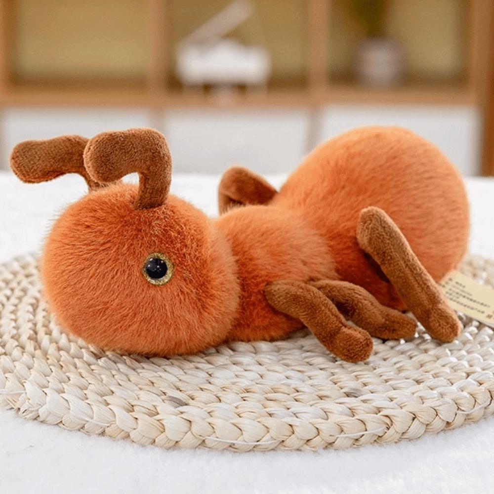 Peluche Formica Piccola in Cotone PP Giocattoli di Peluche Animali Realistici 20cm Peluche Animale Bambola di Peluche Formica Kawaii Compleanno Natale
