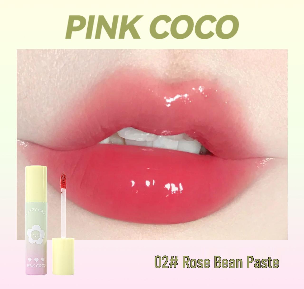 

PINKCOCO Зеркальный блеск для губ Sweetheart - Увлажняющий, гидратирующий тинт для губ для студентов, легко наносится. 2.3g