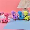 Adorable Plush Giraffe Keychain Miniature Stuffed Animal Bag Charm In Cute Colors