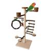  Bird Swing Toy Bird Cage Climbing Ladder Standing Perches Bird Playstand Toy
