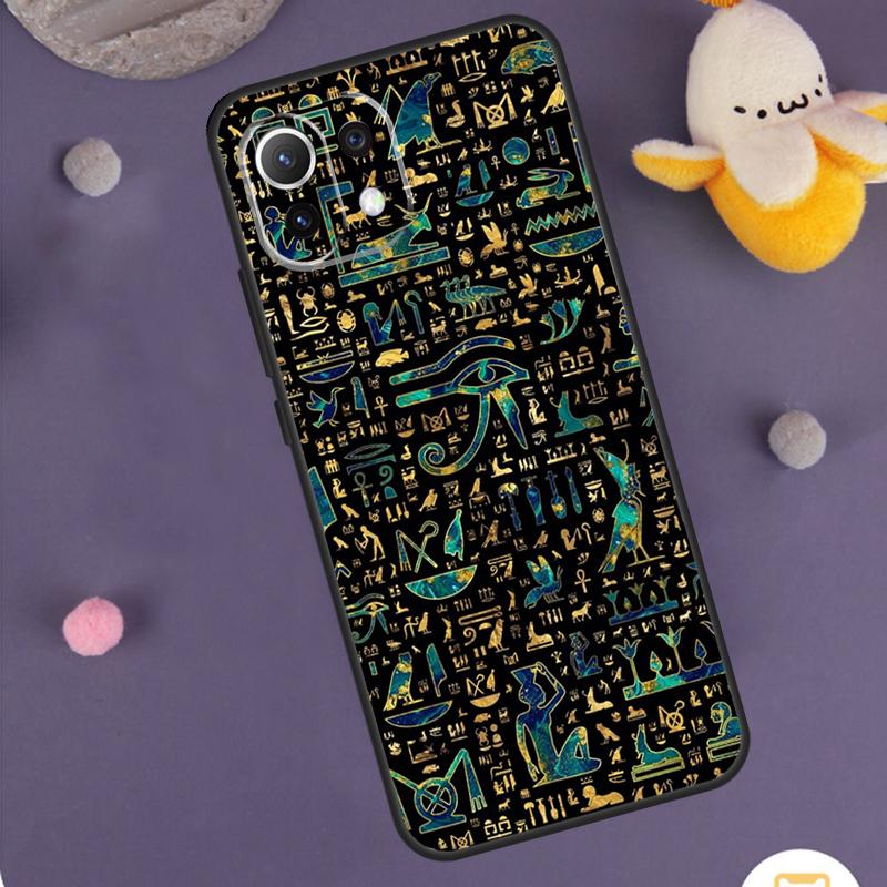 Egypt Pharaoh Mural Case For Xiaomi 14 15 Ultra 13T 14T 15T 17 Pro Max POCO F5 F6 F7 X5 X6 X7 Pro F8 Ultra Cover