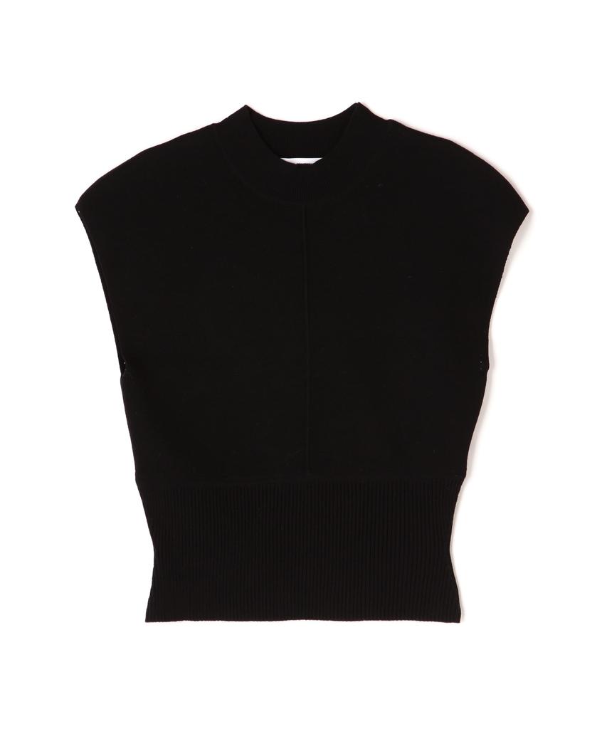 Natural Beauty Basics Knit Black Women's Wide-Waist Sweater,