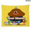 Hey Duggee Custom Name Wall Tapestry Aesthetic Wall Hanging Printed Fabric Blanket Decorative Tapestries for Bedroom Living Room Home Decor