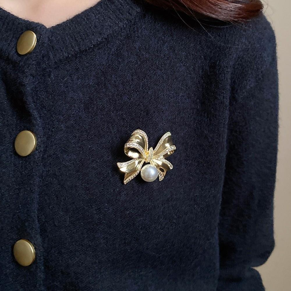 Chest Flower Long Leaf Pin Flower/Bow/Cherry/Starfish Metal Brooch  Men/Women Suit