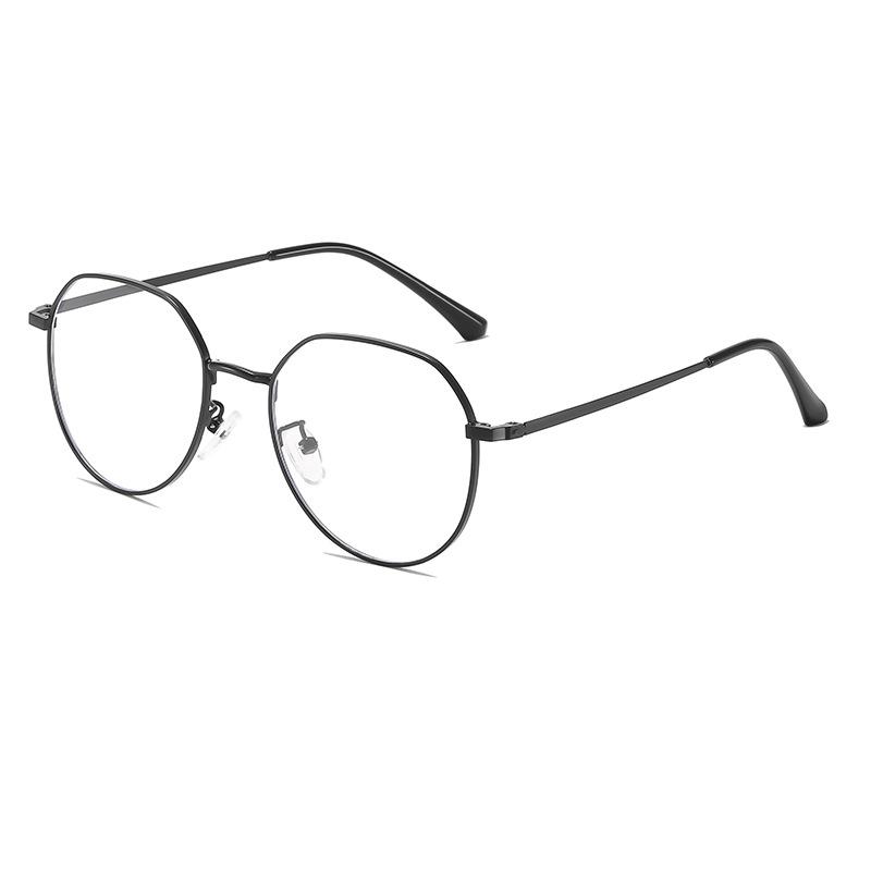 

JYL TS Round Glasses Unisex Blue Light Blocking Korean Tea Color Frame 9362 A-5053 стеля кольору