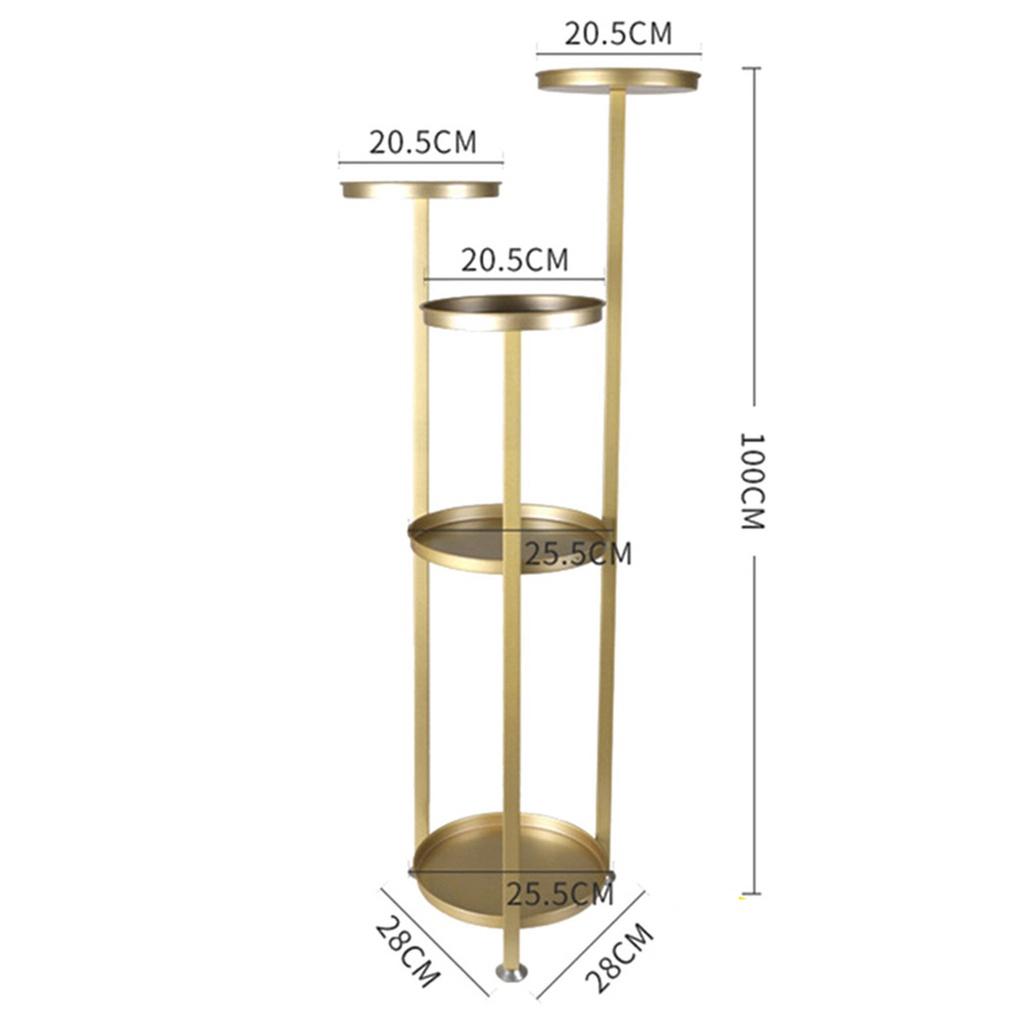 White/Black/Gold 5 Layer Plant Garden Rack Steel Shelf Outdoor Indoor Balcony Ladder Pot Plant Rack Flower Pot Plant Stand