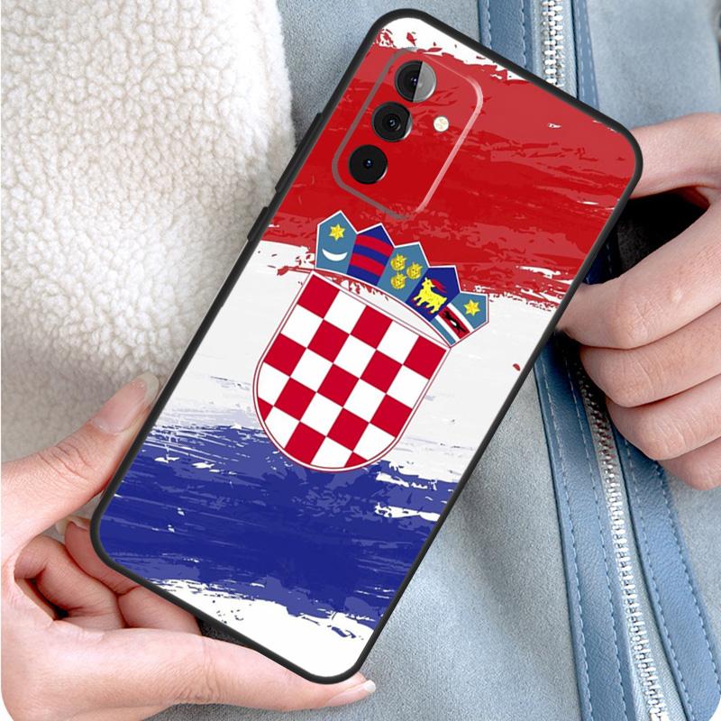 Croatia Flag Phone Case For Samsung Galaxy A52 A32 A12 A14 A34 A54 A51 A71 A53 A33 A13 A15 A25 A35 A55