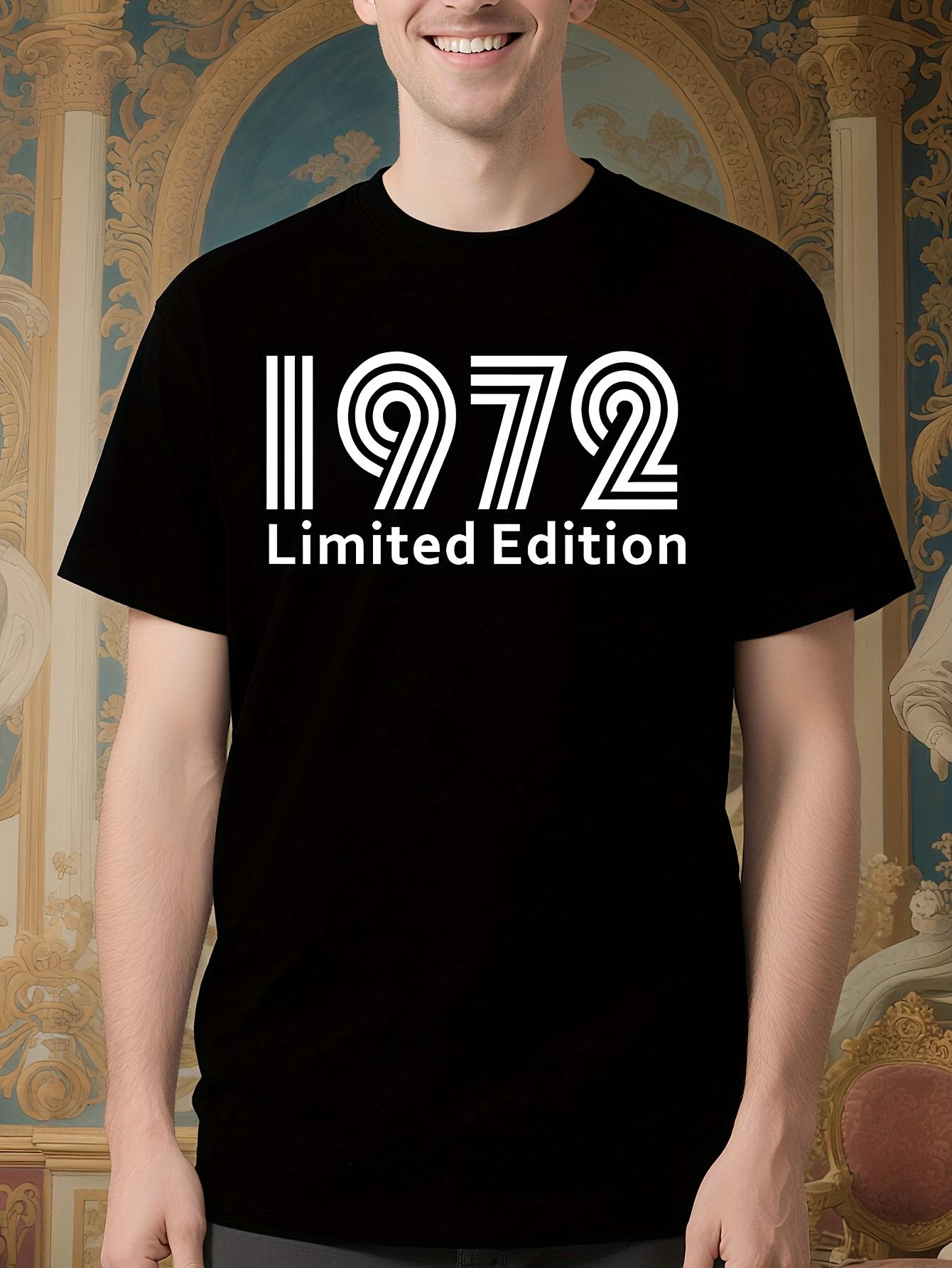 Vintage 1972 Limited Edition Tshirt - XL Navy Blue Retro ... S