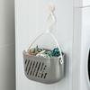 Hanging Shower Holders With Drainage Holes And Handle For Bathroom Organization Plastic Storage Basket Multi Purpose Bath Accessories