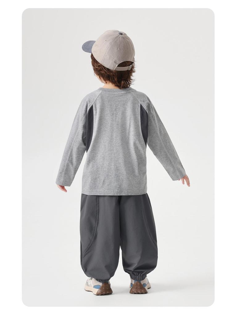 European Boys' 2026 Long-Sleeve Spring/Autumn T-Shirt - New Toddler Base Layer Shirt