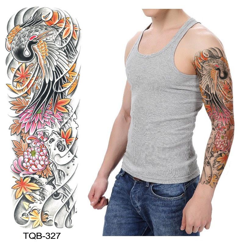 Emmy Full Arm Big Flower Arm Big Pattern Tattoo Sticker Set Water Transfer Disposable Tattoo