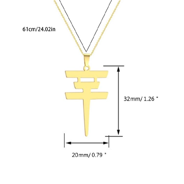 Unique Pendant Necklace Charm Stylish Stainless Steel Jewelry for Women and Boys