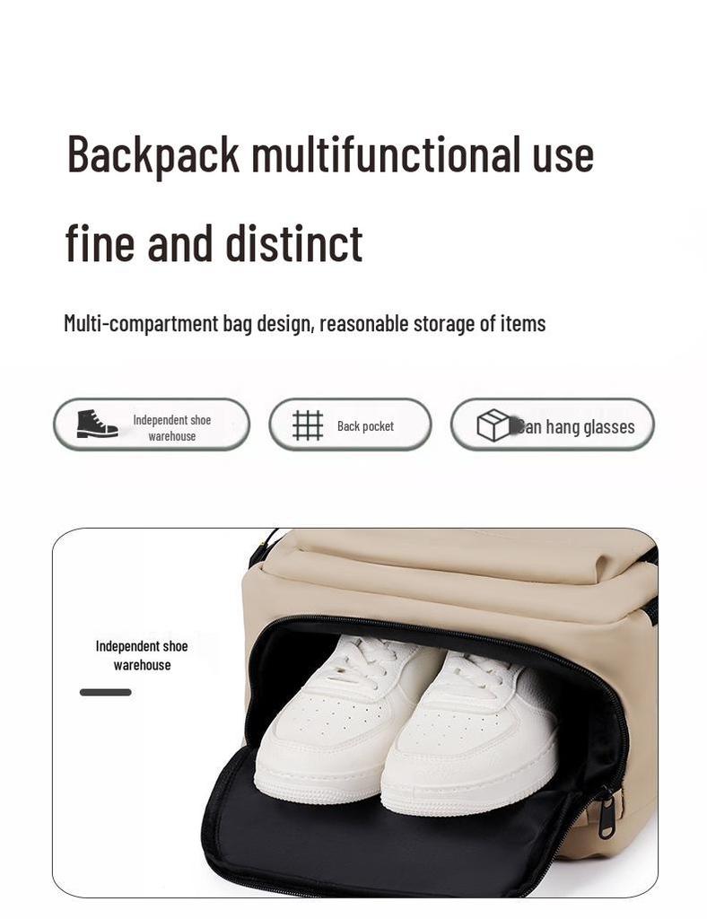 Trendy Men's Large Capacity Casual Backpack for College and Travel