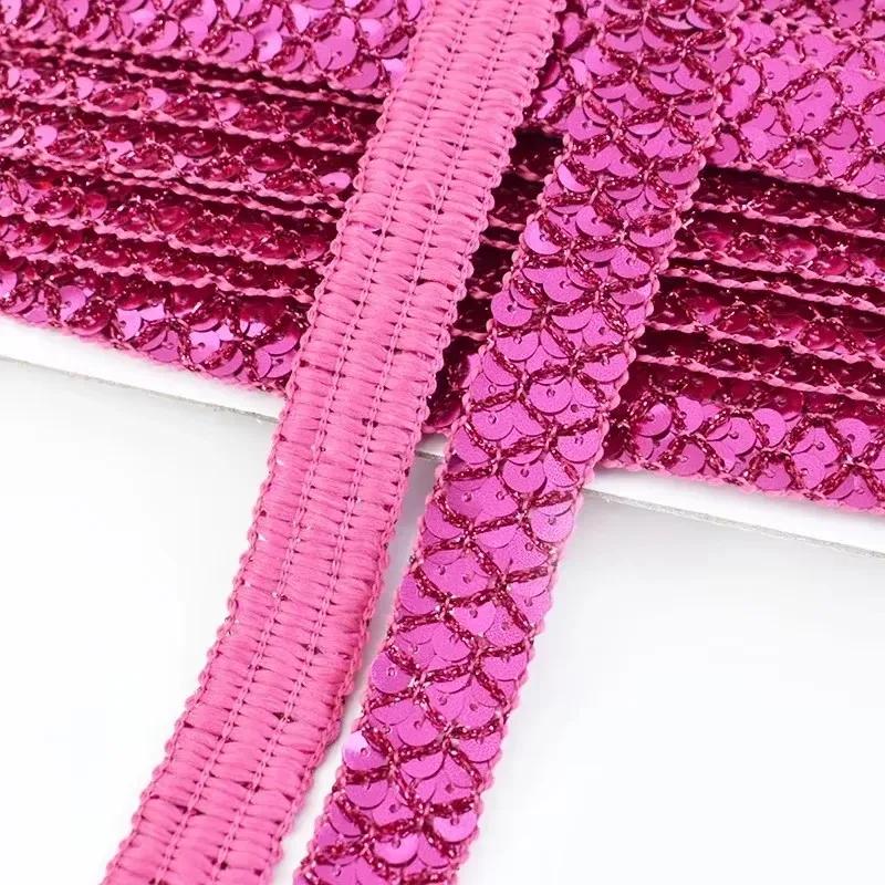 5/10M 20mm Spīdīgu mežģīņu apmale Pīta lente Dekorācija Lentes Cosplay skatuves kostīmi DIY cepure Bagāža Šūšanas piederumi