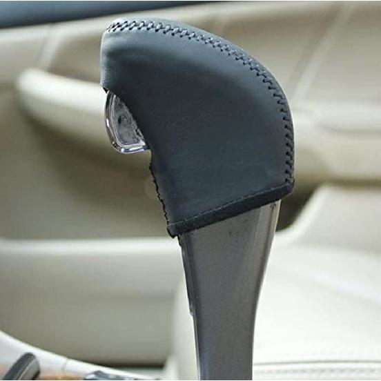 

Compatible with Honda Accord 7 Automatic 2005 2006 2007 Hand Sewing Black Leather Cover for Gear Shift Knob