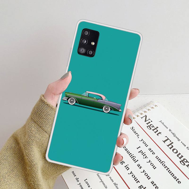 Cars And Films Phone Case For Samsung Galaxy S9 S10 Plus S10E S20FE A71 A51 A21S Clear Silicone Transparent Phone Cover