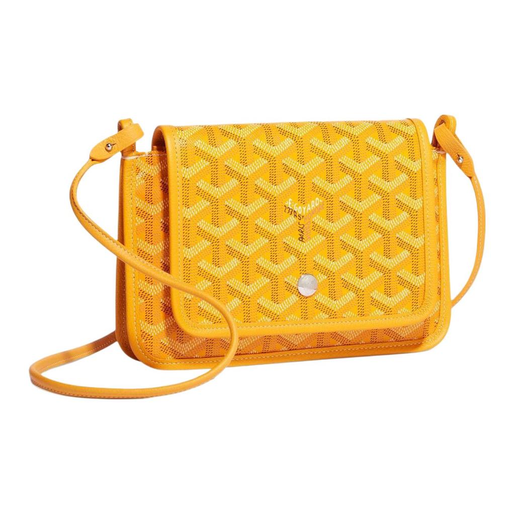 Goyard Plumet Y Monogram Multi-Pocket Detachable Shoulder Strap Canvas And Leather WOC Envelope Clutch Crossbody Shoulder Bag Unisex bags PLUMETPMLTY