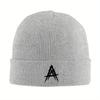Neue PC Anuel AA Mützen Radeva Logo Strickmütze Unisex Damen Trendige Warme Weiche Beanie Mützen Frühling Outdoor Muster Kappe