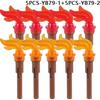 MOC Medieval Furniture Building Blocks Cannon Sheepskin Leather Rack Spinning Wheel Map Desk Loom Bricks Toys Kids Gift
