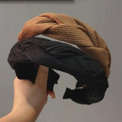 Koreański styl wysoki kok warkocz opaska: Szykowny, Wszechstronny, Outdoorowy Dodatek do Włosów dla Kobiet