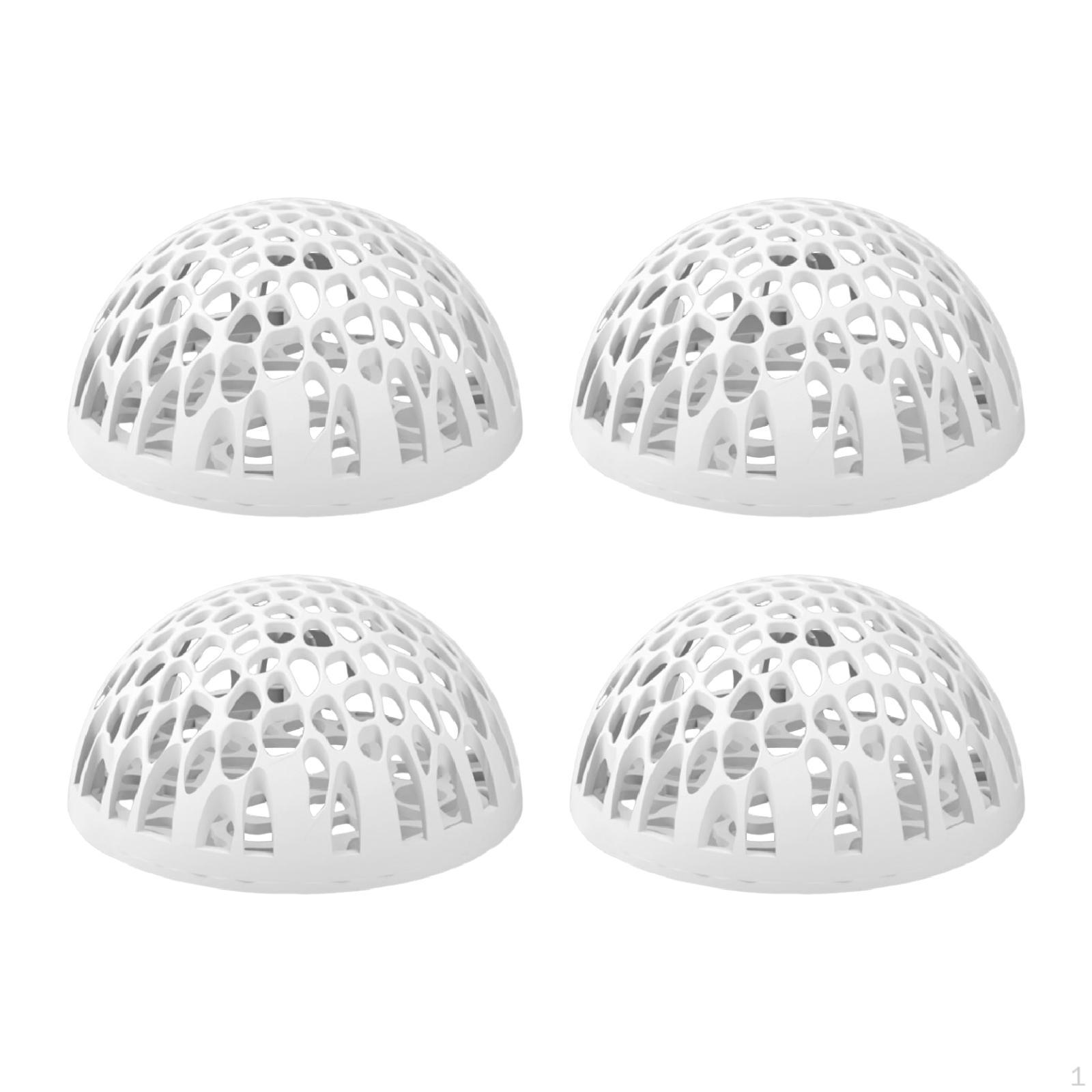 

4 Pack Aquarium Hideouts, Hideaway, Decorations, Breeding Supplies, And Cichlid Shelter білий