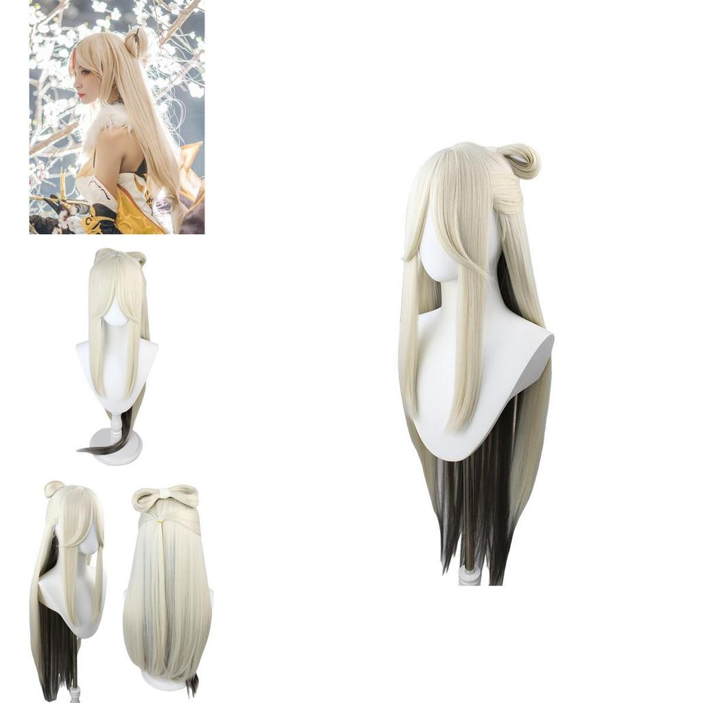 Genshin Impact Ning Guang Wig For Cosplay And Costume Parties High Quality And Lightweight