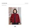 Damen Winterkollektion: Rotes Rattenjahr-Kleid, Wollmantel der Mutter, Baumwolljacke für mittlere und ältere Menschen, Wollmantel im französischen Stil