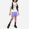Nike Sportswear Letter Print Cartoon Anime Pattern Sports Short Sleeve T-Shirt Kids T-Shirts White FD3964-100
