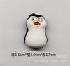 Resin Penguin Refrigerator Magnets Set of 4 Decorative Animal Shaped Fridge Magnets for Home Kitchen Office Use