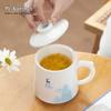 Nanshan Xiansheng Nine-Color Deer Tea Infuser Ceramic Office Mug