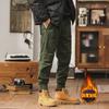 Winter Men's Overalls Velvet Loose Men's Trousers Trendy Pants Men's High-end Men's Casual Pants Clothing