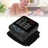 Wrist Blood Pressure Monitor Digital LED Display Rechargeable Automatic BP Monitor Machine with 180 Readings Memory