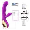 G Spot Rabbit Vibrator For Women 10 Vibrating Clitoris Stimulator Powerful Dildo Vagina Massager Sex Toys for Couple Pleasure