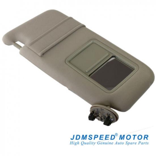 НОВЫЙ козырек от солнца ЛЕВЫЙ водительский Бежевый для Toyota Camry 2007-2011 БЕЗ зеркала с подсветкой