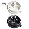 Bedside Table Accessory Tray Gothic Dragon Jewelry Tray, 3D Printed Figurine, Mythical Creature Desktop Textured Scale Storage Bowl Organizer for Keys