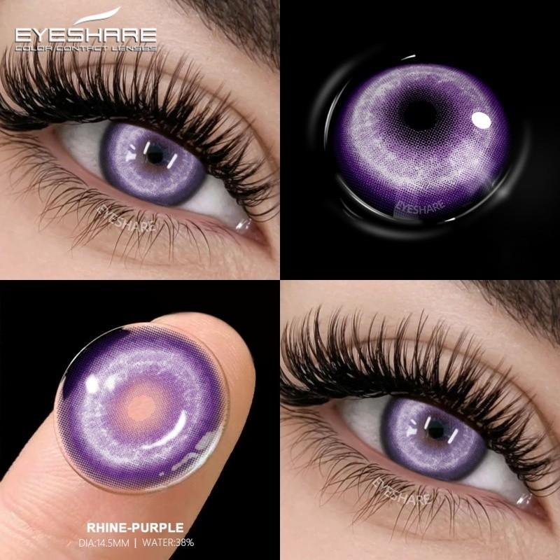 Eyeshare 2pcs Cosplay Gray Contact Lenses Cos Ex Machina Accessories Anime Role Playing Makeup Lens Red Crazy Softlens